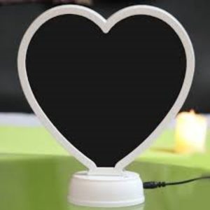 Heart Shape 3D Mirror Photo Frame Preview4